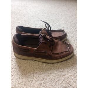 Youth Brown Sperry Boat Shoes Size 3
